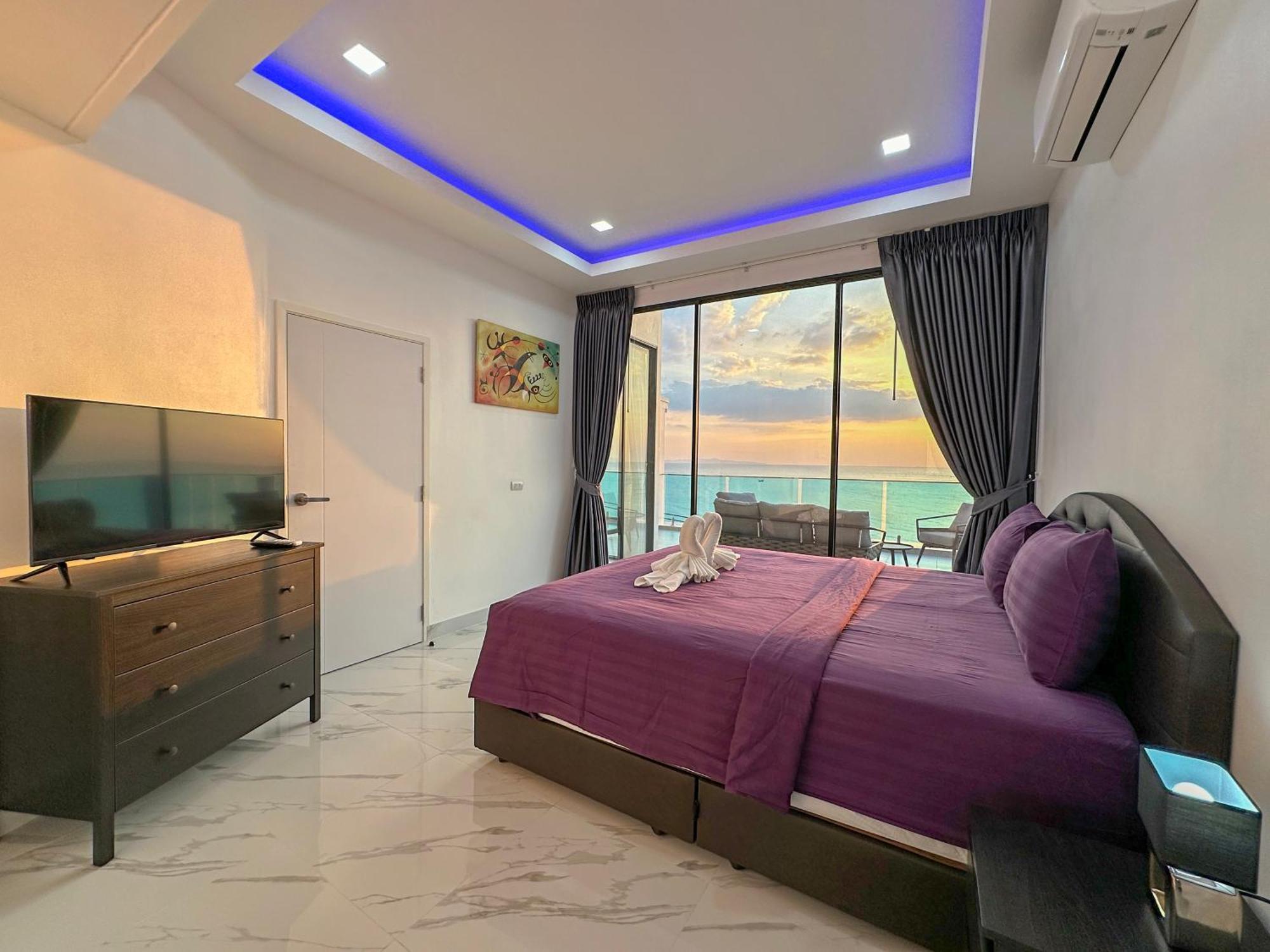 Stunning Beachfront View Luxurious Apartment 40 Praia de Jomtien Exterior foto
