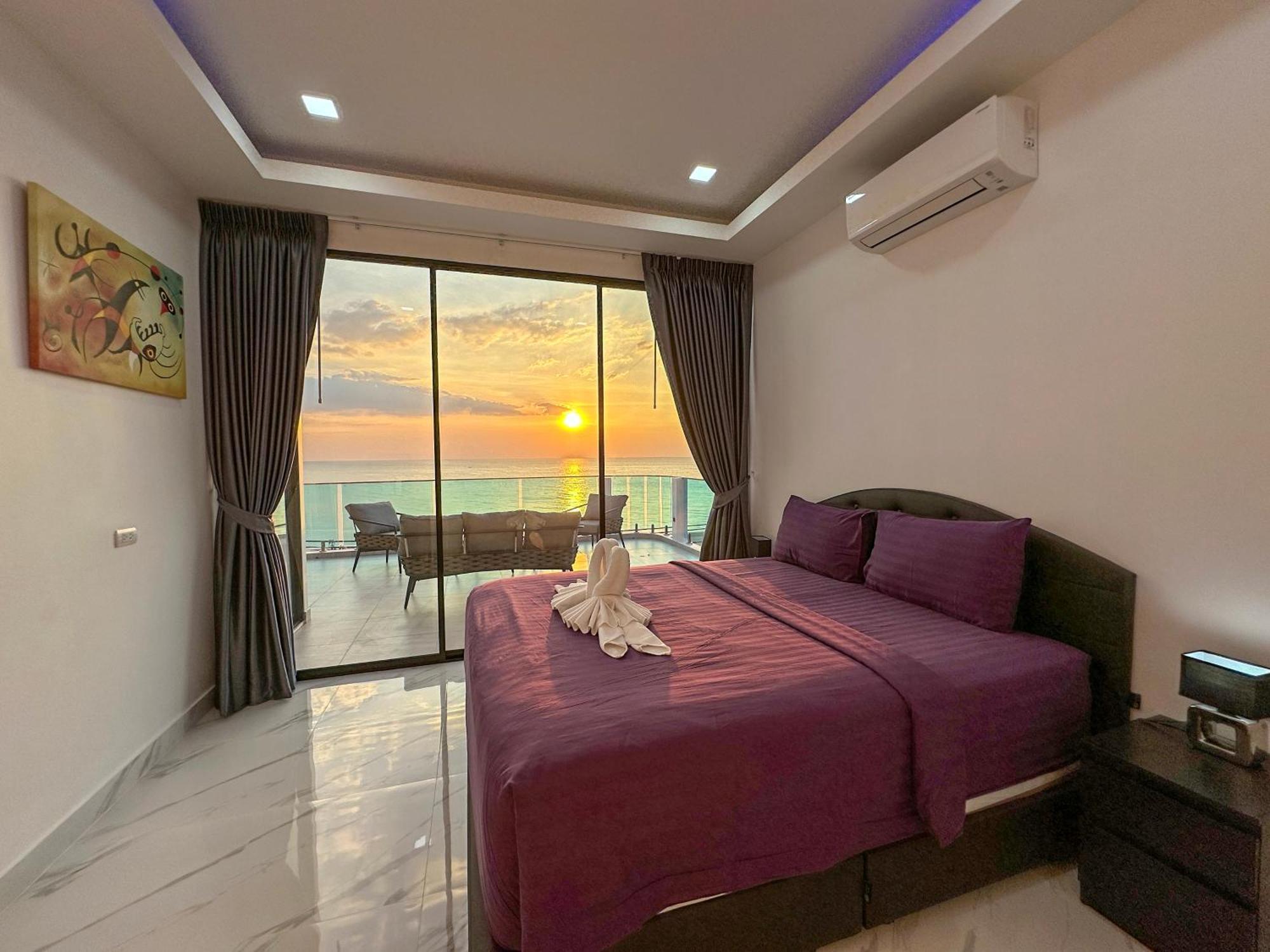 Stunning Beachfront View Luxurious Apartment 40 Praia de Jomtien Exterior foto
