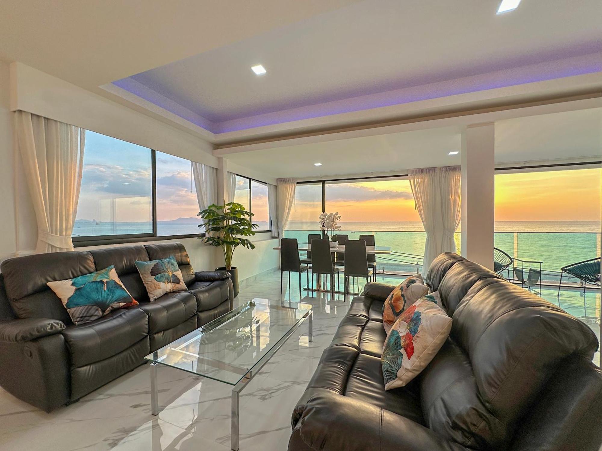 Stunning Beachfront View Luxurious Apartment 40 Praia de Jomtien Exterior foto