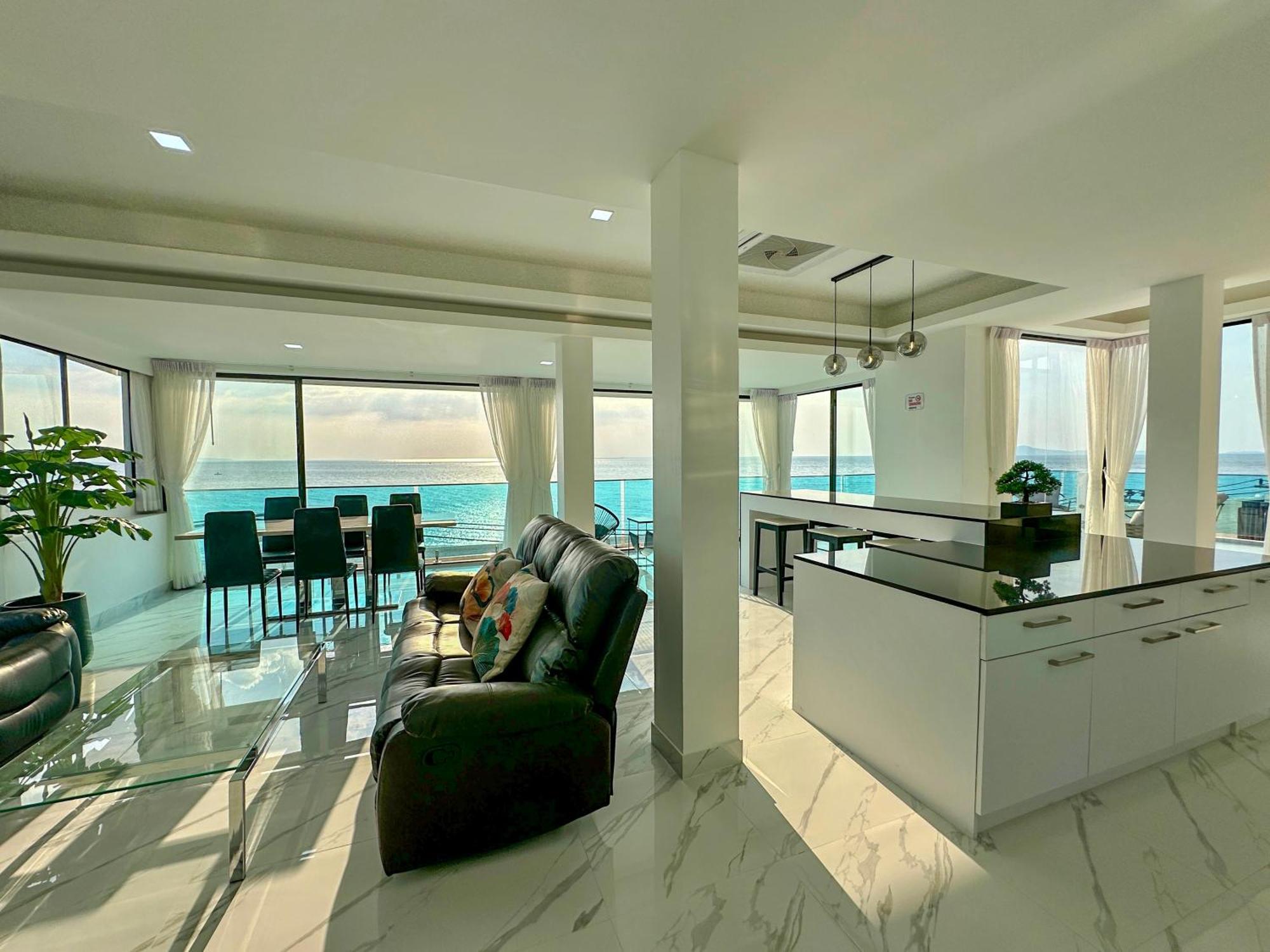 Stunning Beachfront View Luxurious Apartment 40 Praia de Jomtien Exterior foto