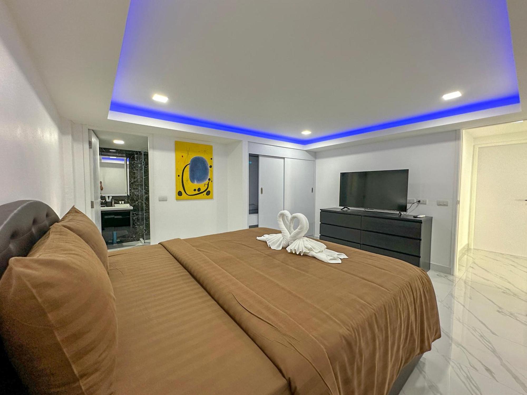Stunning Beachfront View Luxurious Apartment 40 Praia de Jomtien Exterior foto